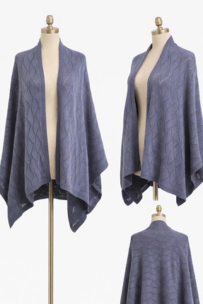 Otranto Company Aura - Ajur Desenli Triko Şal