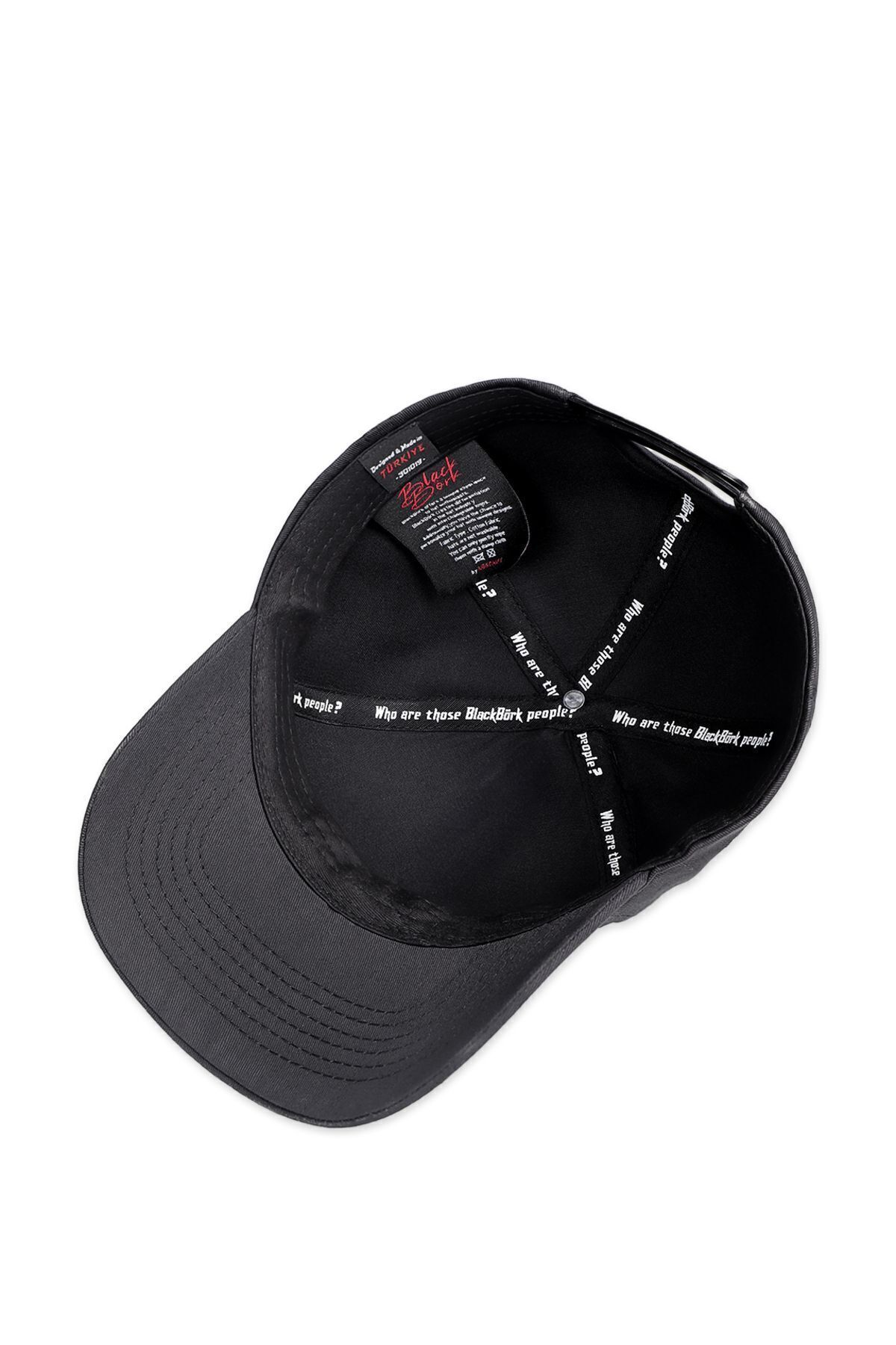 BlackBörk Baseball Six Unisex Siyah Şapka (Cap) görsel 3
