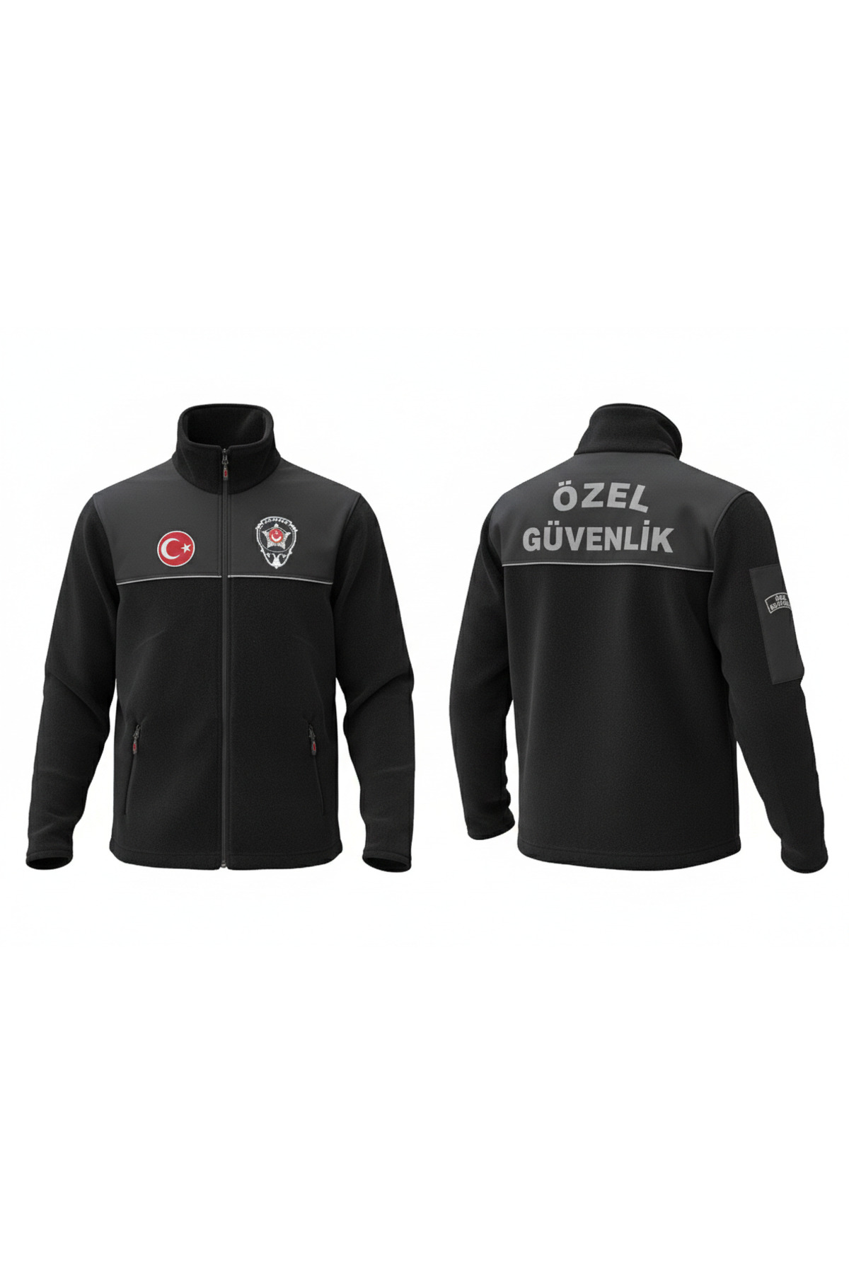 Marka  EKONOMİK SERİ UNİSEX SOFTSHELLİ ÖZEL GÜVENLİK POLAR(BASKILI ) - Görsel 3