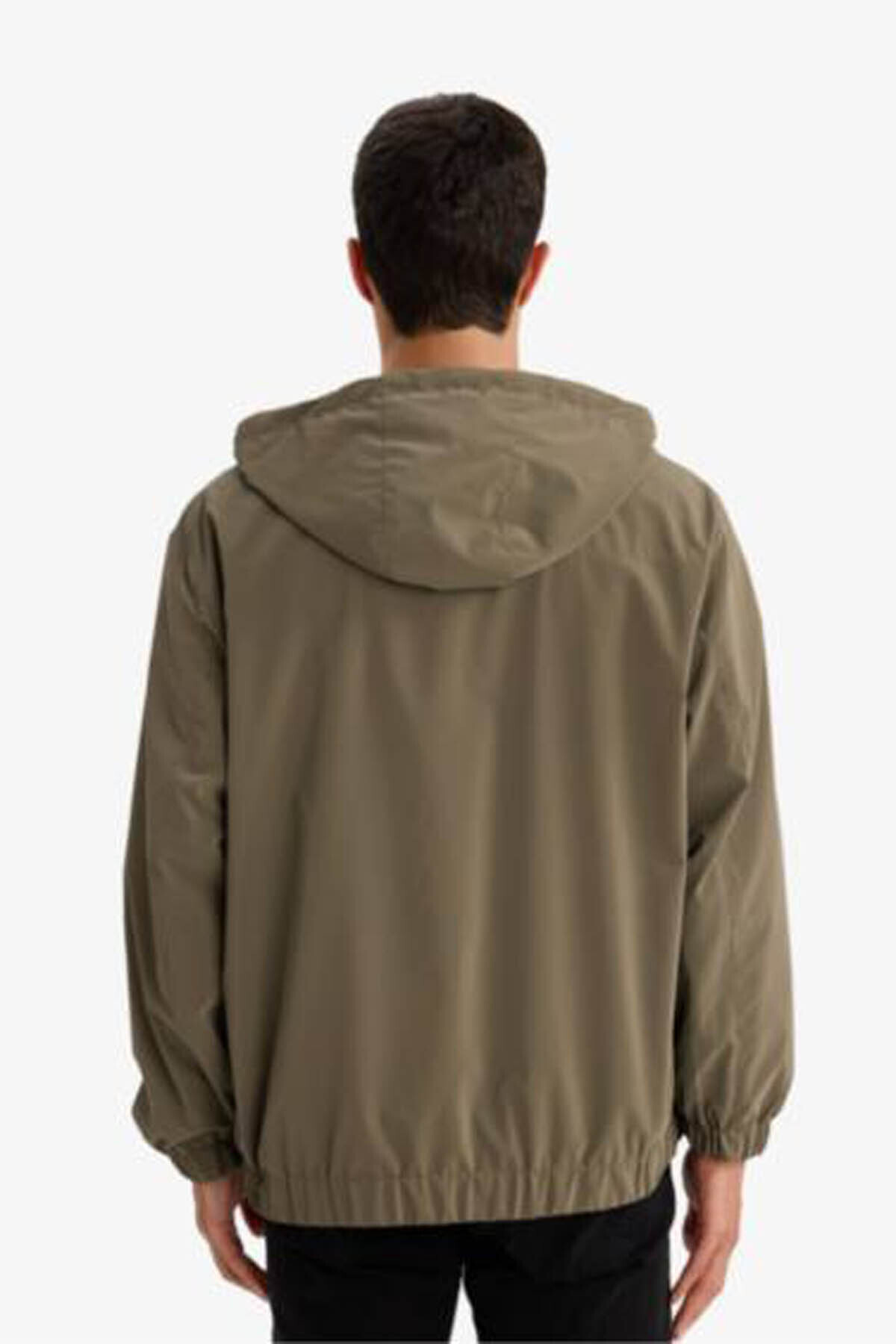 DeFacto Su Geçirmez REGULAR Fit Su İtici Kapüşonlu Mont F8491AX26SP görsel 6
