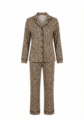 Menam Leopar Modal Pijama Takımı