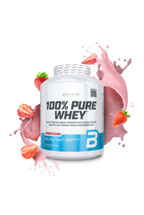 BiotechUSA 100% Pure Whey 2270 gr - Çilek Aromalı