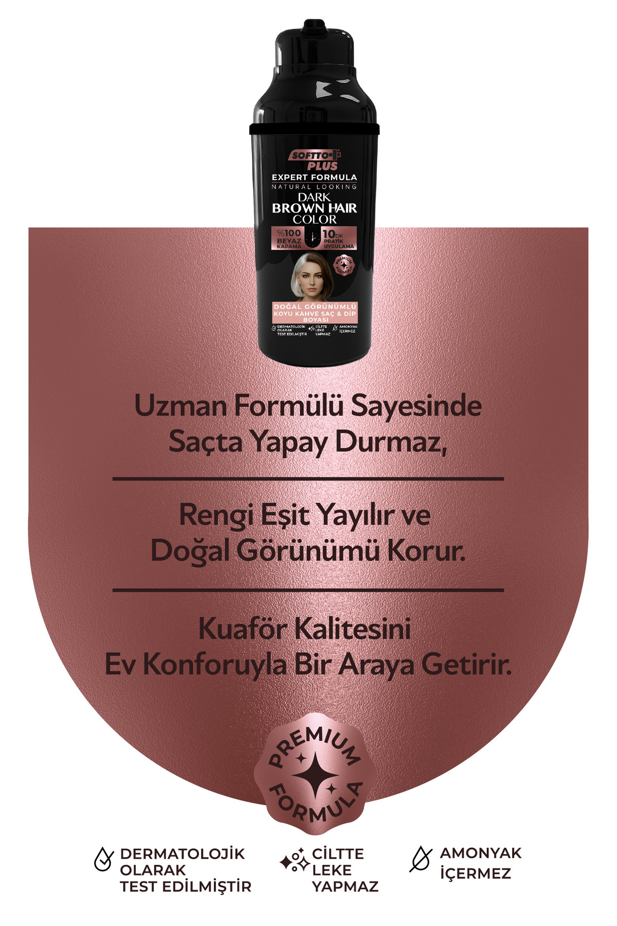 Expert Woman Brown Hair Color / Koyu Kahve / Kadınlara Özel Yeni Formül / Doğal Görünüm - Ürün görseli