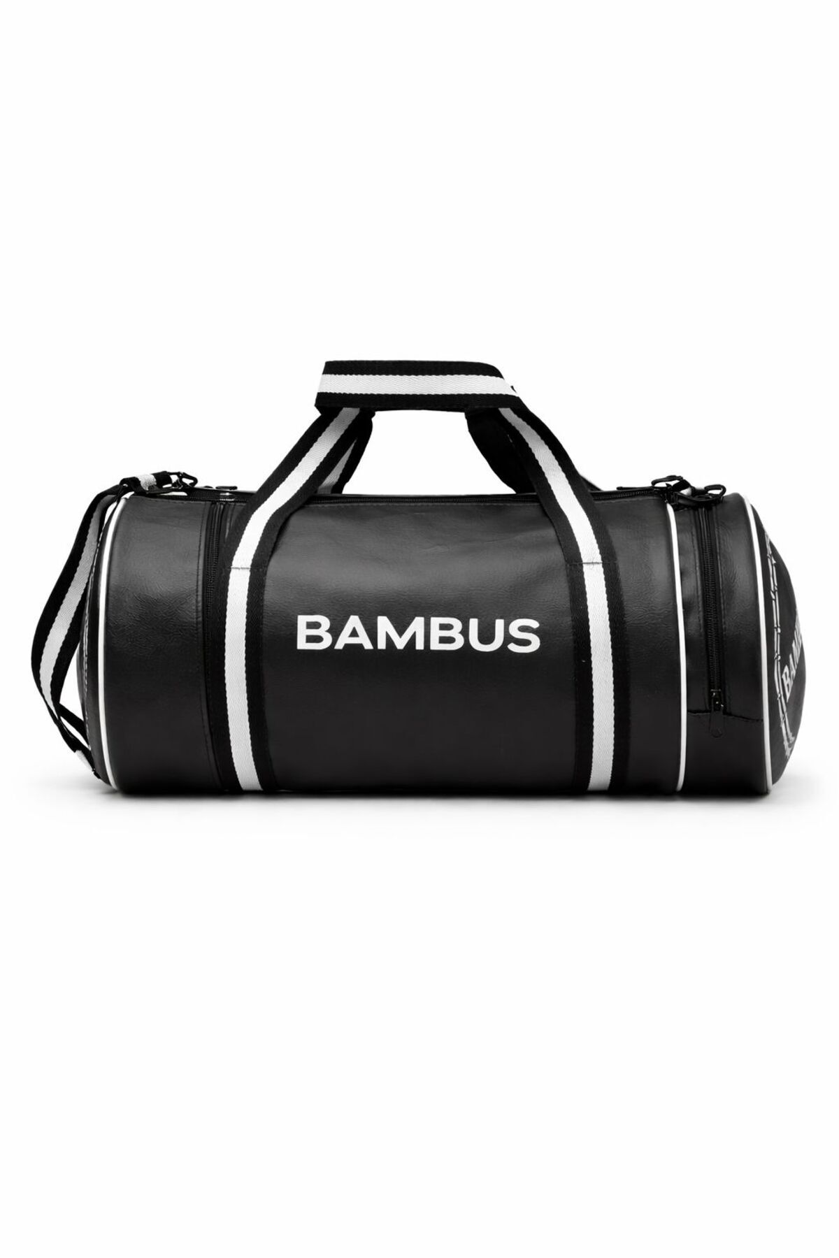 Bambus Home Silindir Spor Çantası Günlük Kullanım El Kol Omuzda Taşınabilir Spor Seyahat Fitness Çantası Gym Bag