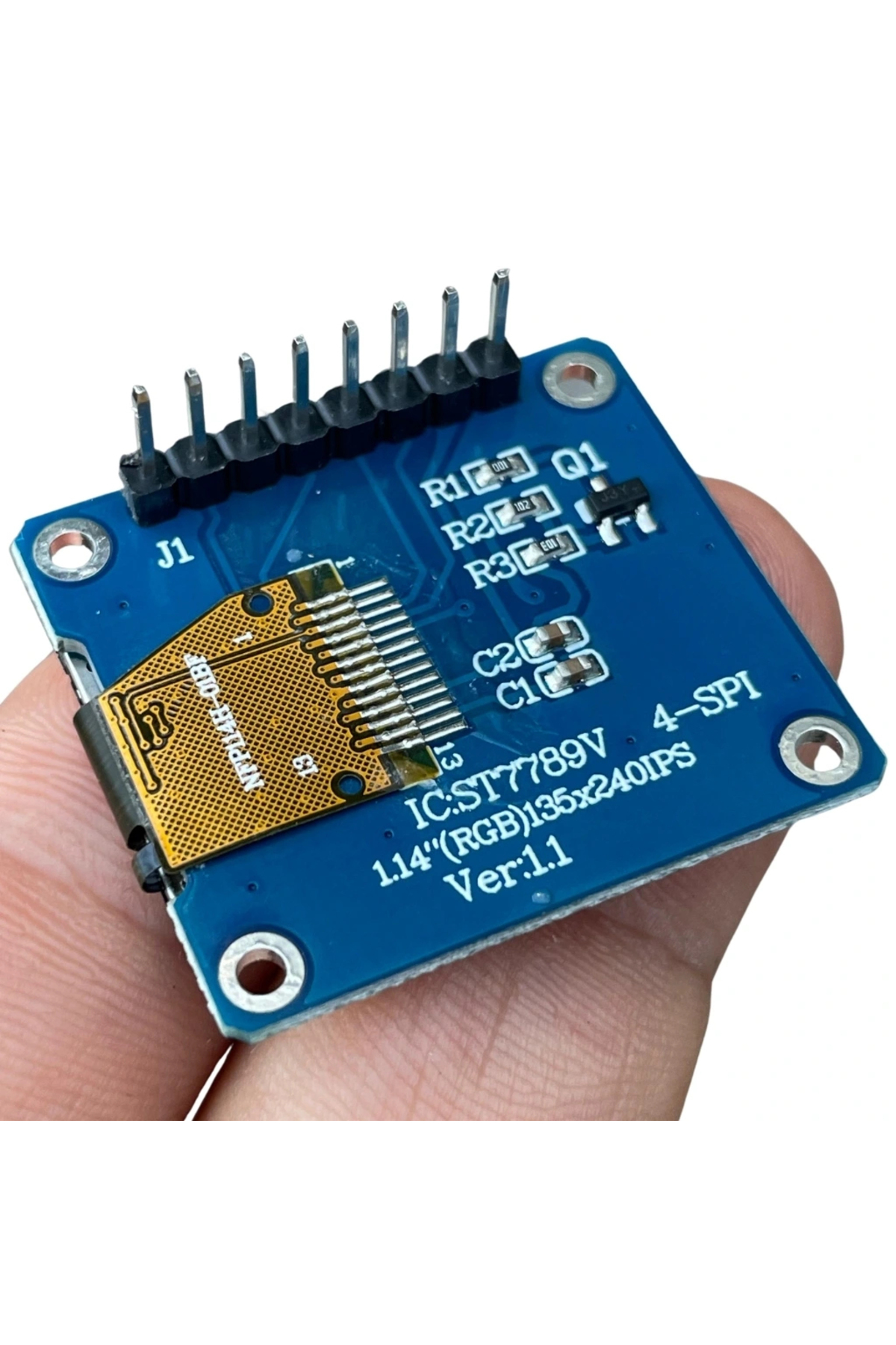 Voltaj 1.14 inch ST7789V Chip 135×240 RGB TFT IPS 8 Pin LCD Ekran
