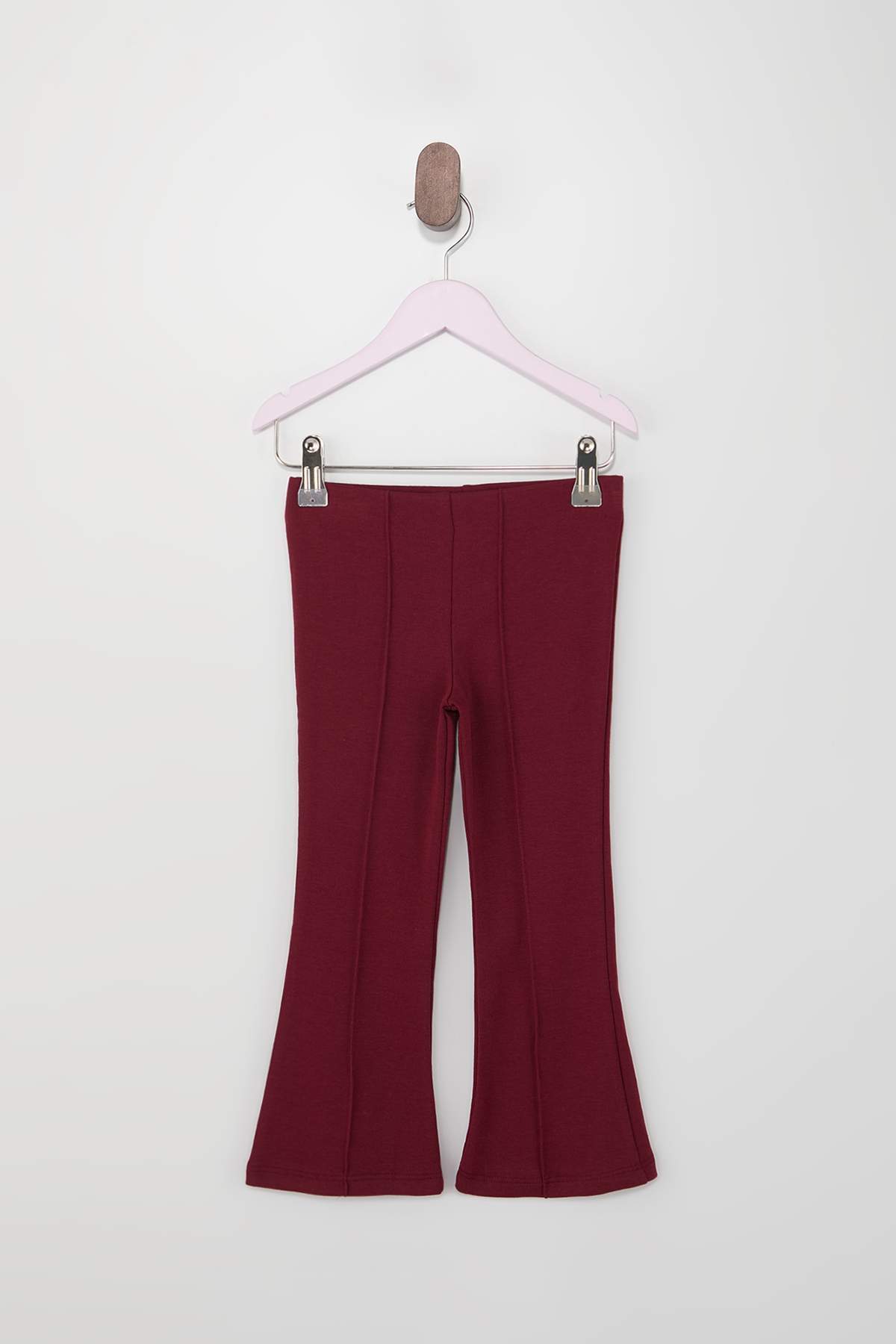 Trendyolmilla  Bordo Bebe Yaka Kız Çocuk Düz Örme Bayramlık Alt - Üst Takım TKDSS26AU00004 - Görsel 5