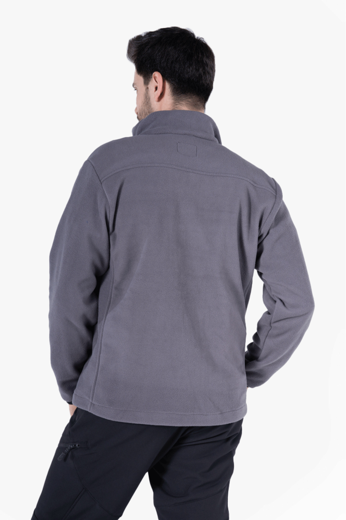 ژاکت قطبی، زیپ کامل، 3 جیب — خاکستری OWL 1670 — تصویر 2 از 6