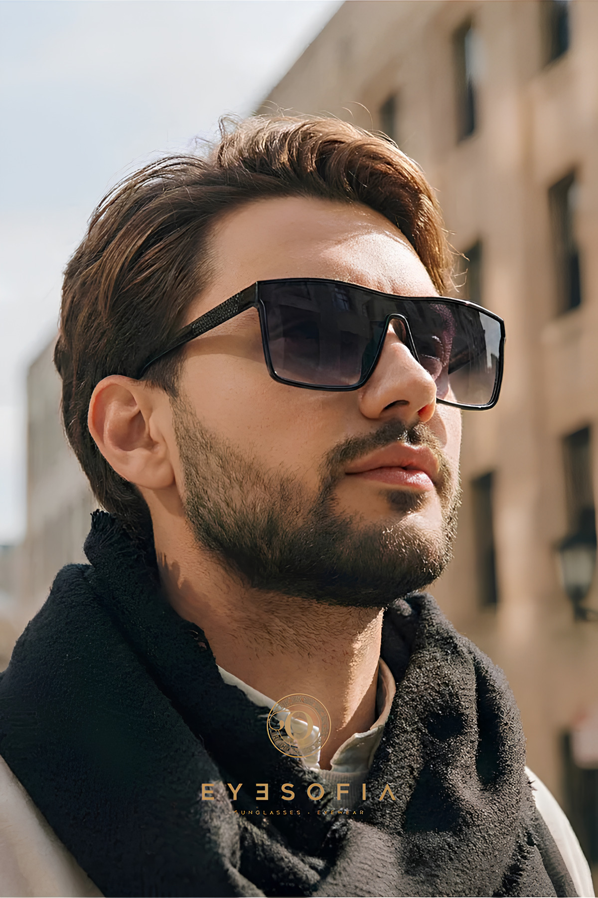 Eyesofia  Sureyye Siyah Unisex Yüksek Kalite Lüx Güneş Gözlüğü