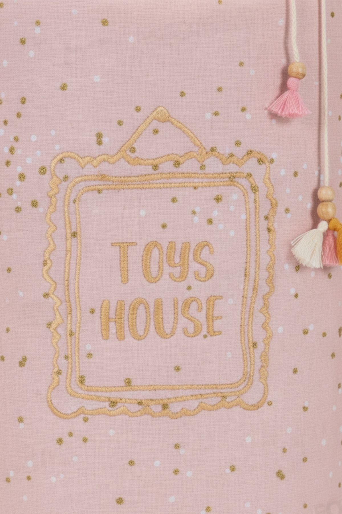 ALAS Bebek Çok Amaçlı Baskılı Yuvarlak Torbalı Oyuncak-Kirli Çamaşır Sepeti fotoğrafı 6 (önizleme)