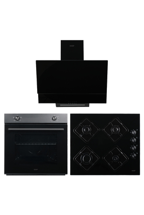 Exep Line Siyah 3 Lü Ankastre Set (ed401-eo320-ef200)