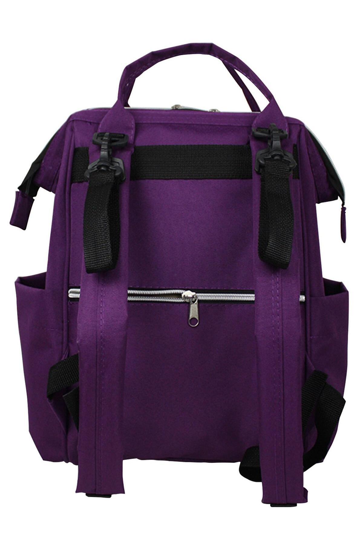 Stylo Star Takım Baskılı Just Bebek Bakım Çantası ve Termos Çanta - Lila fotoğrafı 2 (önizleme)