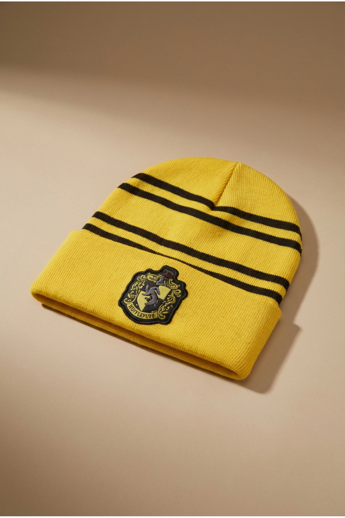 Harry Potter Hufflepuff Bere Standart Beden Lisanslı Örme Akrilik - Sihir Dükkanı görsel 2