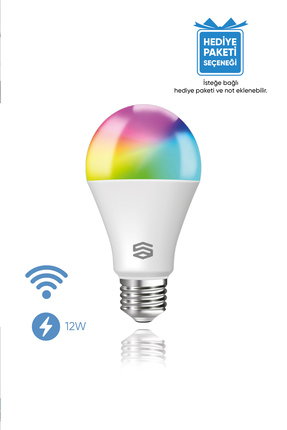 Şımart Akıllı Ampul Wifi RGB 1100 Lümen Yüksek Parlaklık, Uygulama Kontrollü