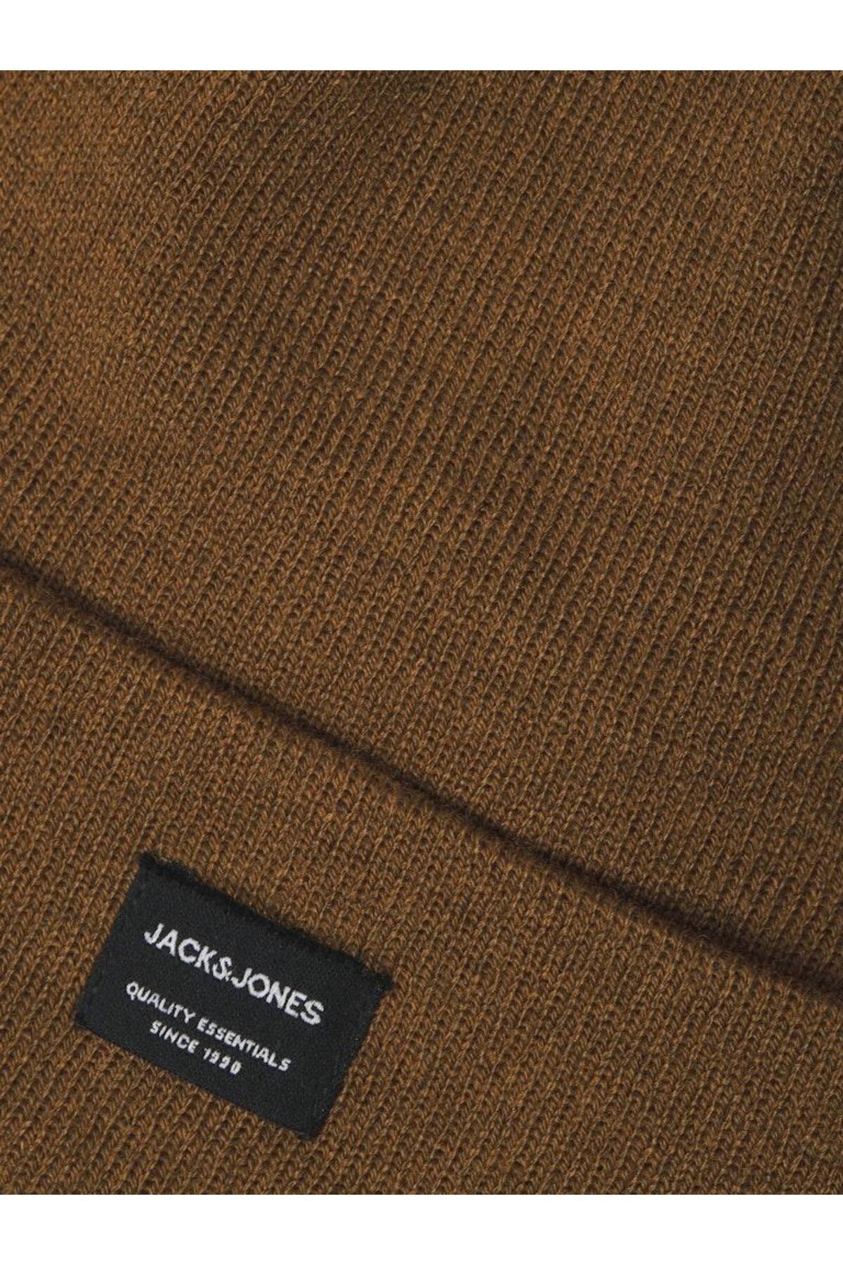 برت/کلاه بافتنی مردانه راسته | جک اند جونز Jack & Jones 12092815-MKSR - تصویر 3