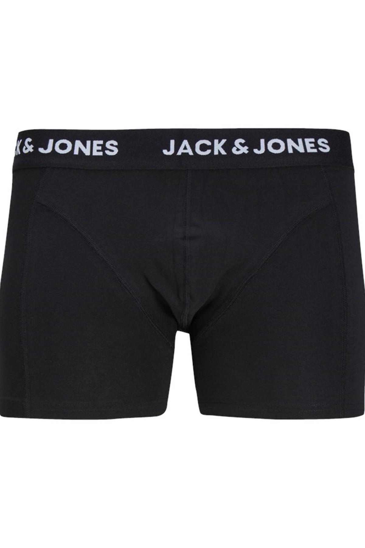 Jack & Jones  Erkek 3'lü Paket Siyah Boxer Seti - Anthony - Görsel 2