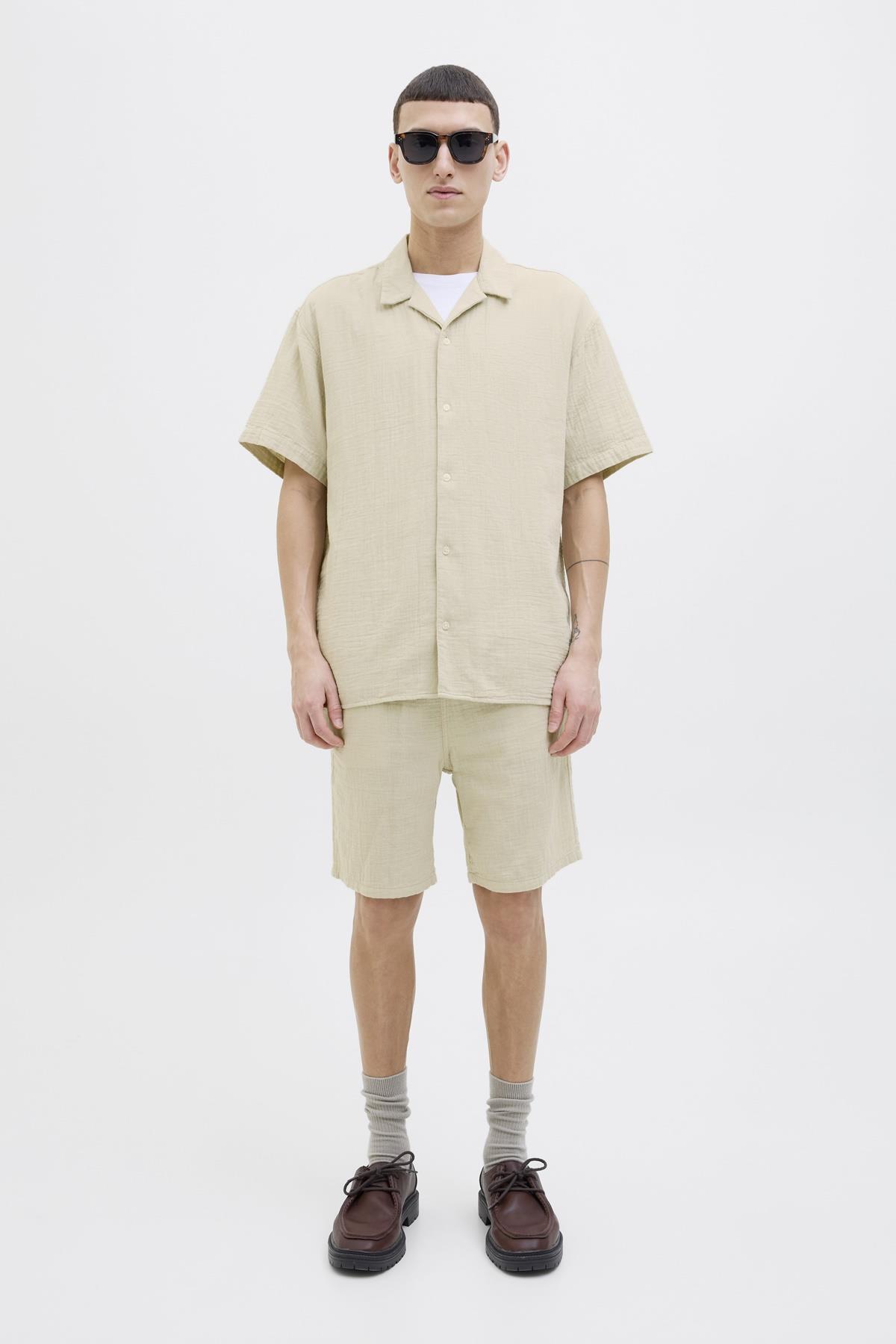 پیراهن مردانه راسته آستین کوتاه | جک اند جونز Jack & Jones 12274798 - تصویر 7