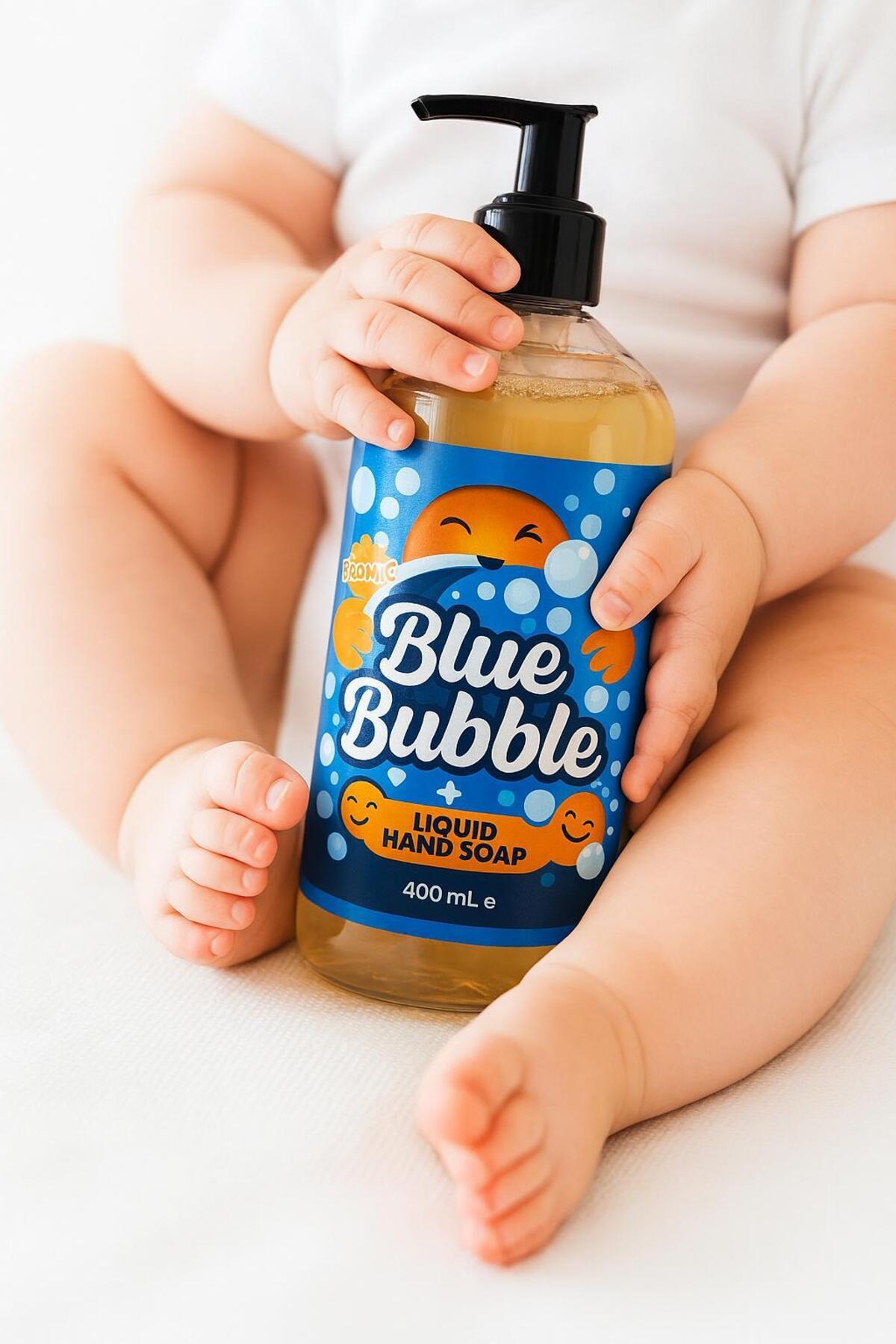 BLUEBUBBLE Sıvı El Sabun-Bebekler İçin Hassas Cilt Sıvı El Sabunu – Doğal & Hipoalerjenik-Blue Bubble fotoğrafı 3 (önizleme)