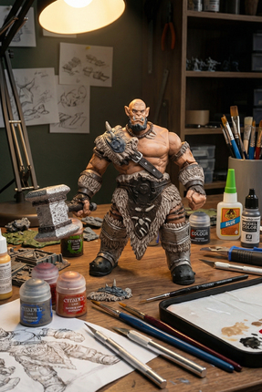 shop Warcraft Warrior Doomhammer Orcs Figür – 16 cm Koleksiyonluk Model, Efsa...