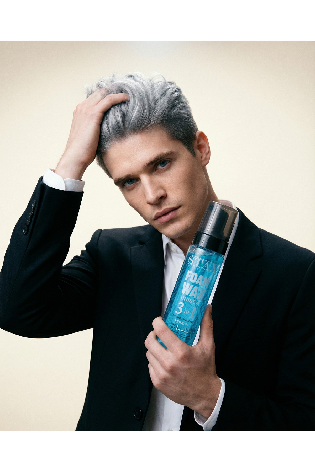 STAX Foam Wax 3in1 Keratin Köpük Saç Şekillendirici — KSK