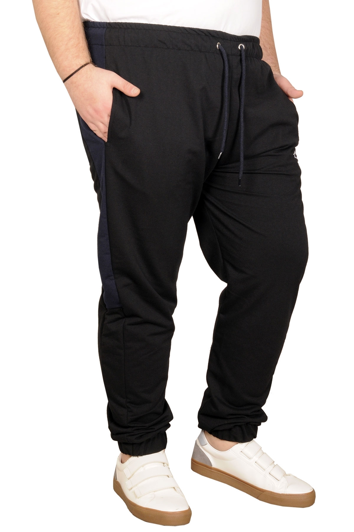 ModeXL Mode XL Büyük Beden Eşofman Altı Recycle Lastikli B21012 Siyah