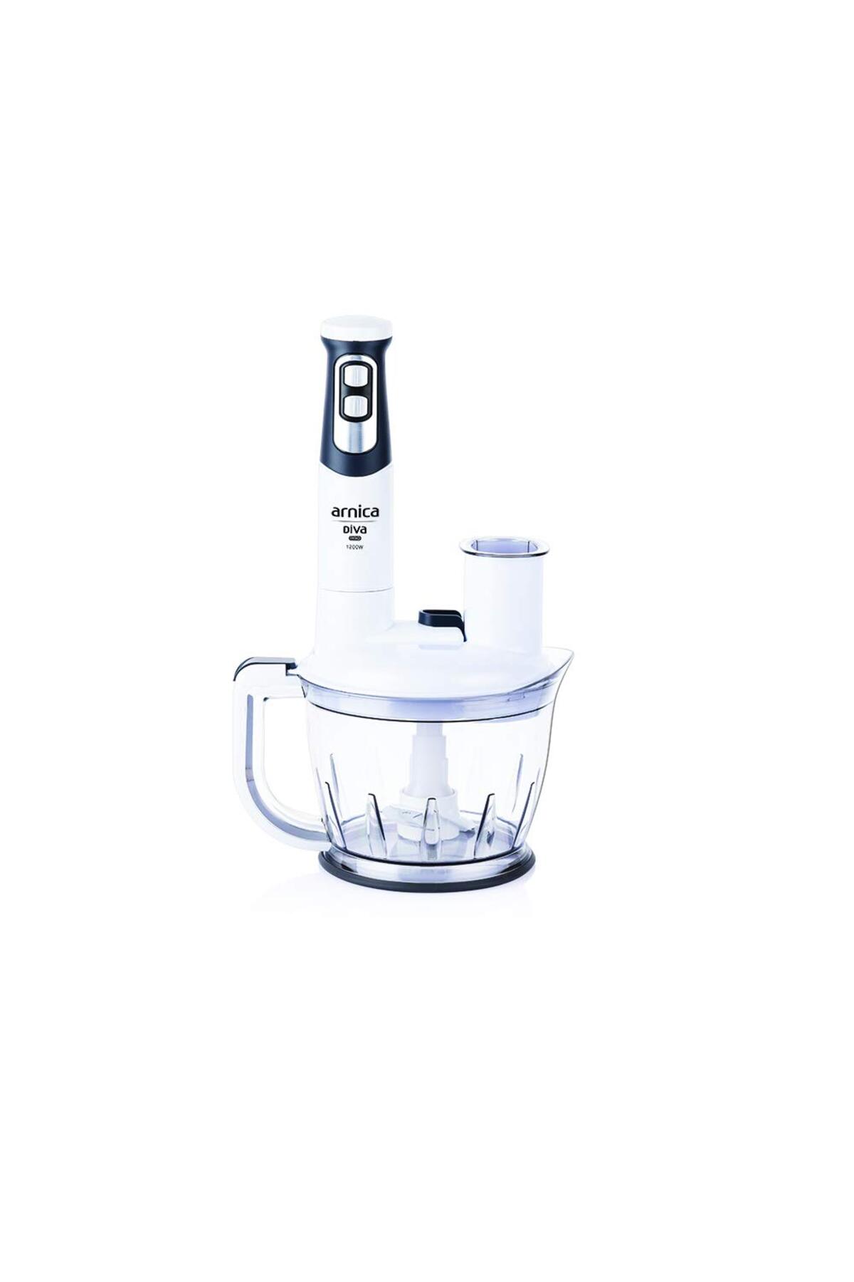 Hype Store GH21800 Diva Pro Rendeli El Blender Seti Beyaz fotoğrafı 2 (önizleme)