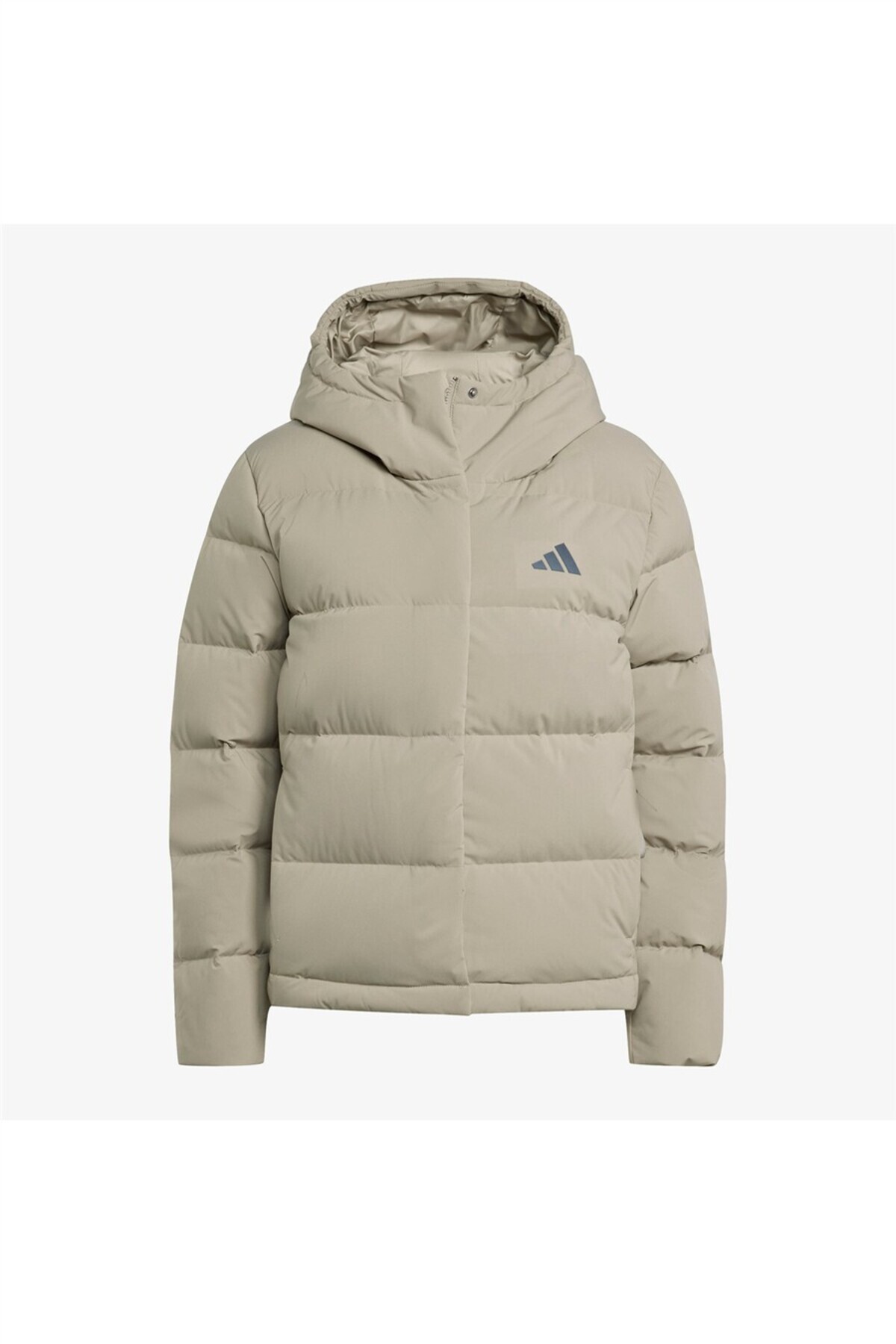 adidas  Helionic Climawarm Dolgulu Kapüşonlu Kadın Yeşil Outdoor Montu - Görsel 4