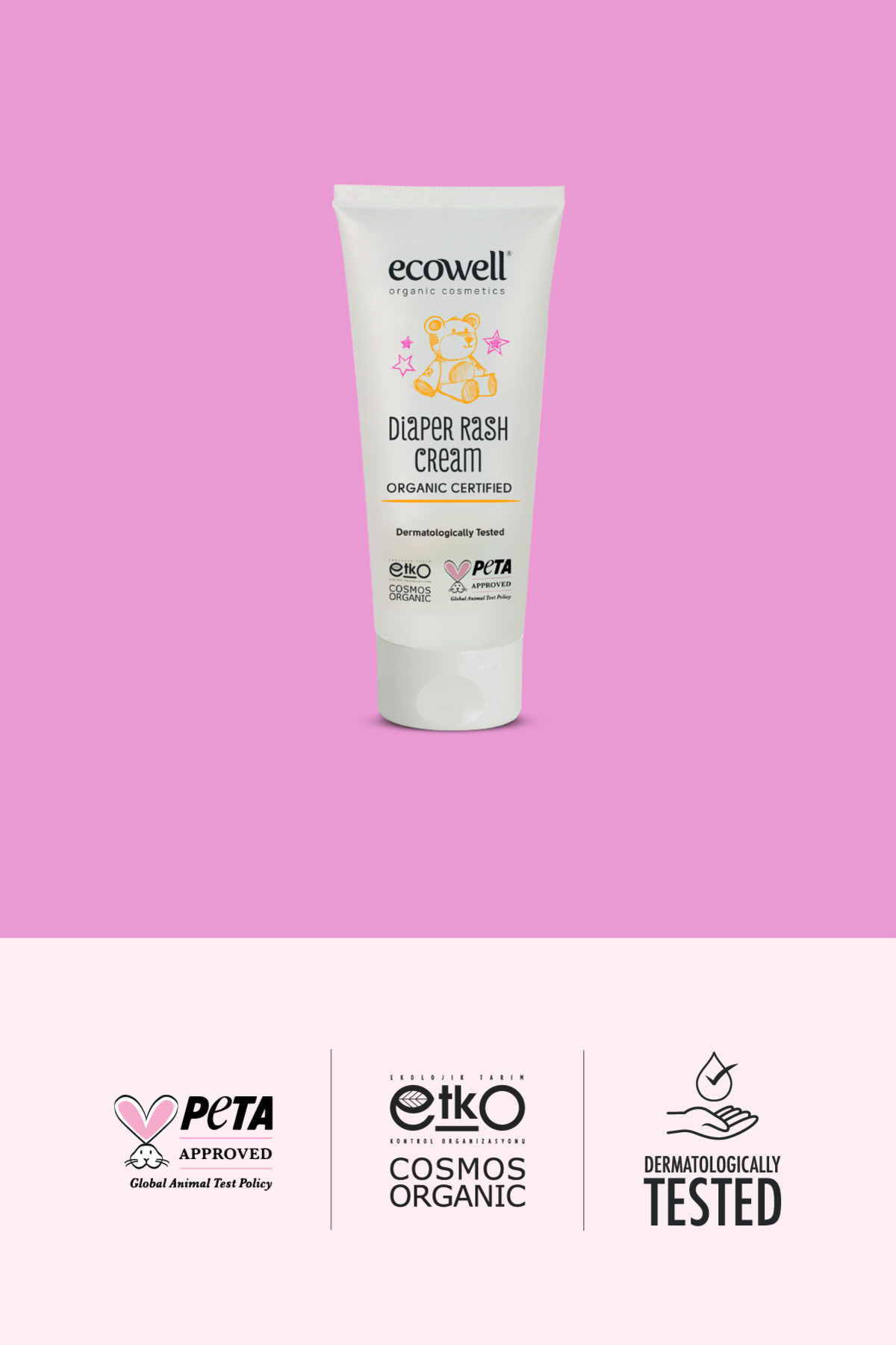 Ecowell Organik Pişik Kremi - Seyahat Boyu (35 gr) fotoğrafı 3 (önizleme)