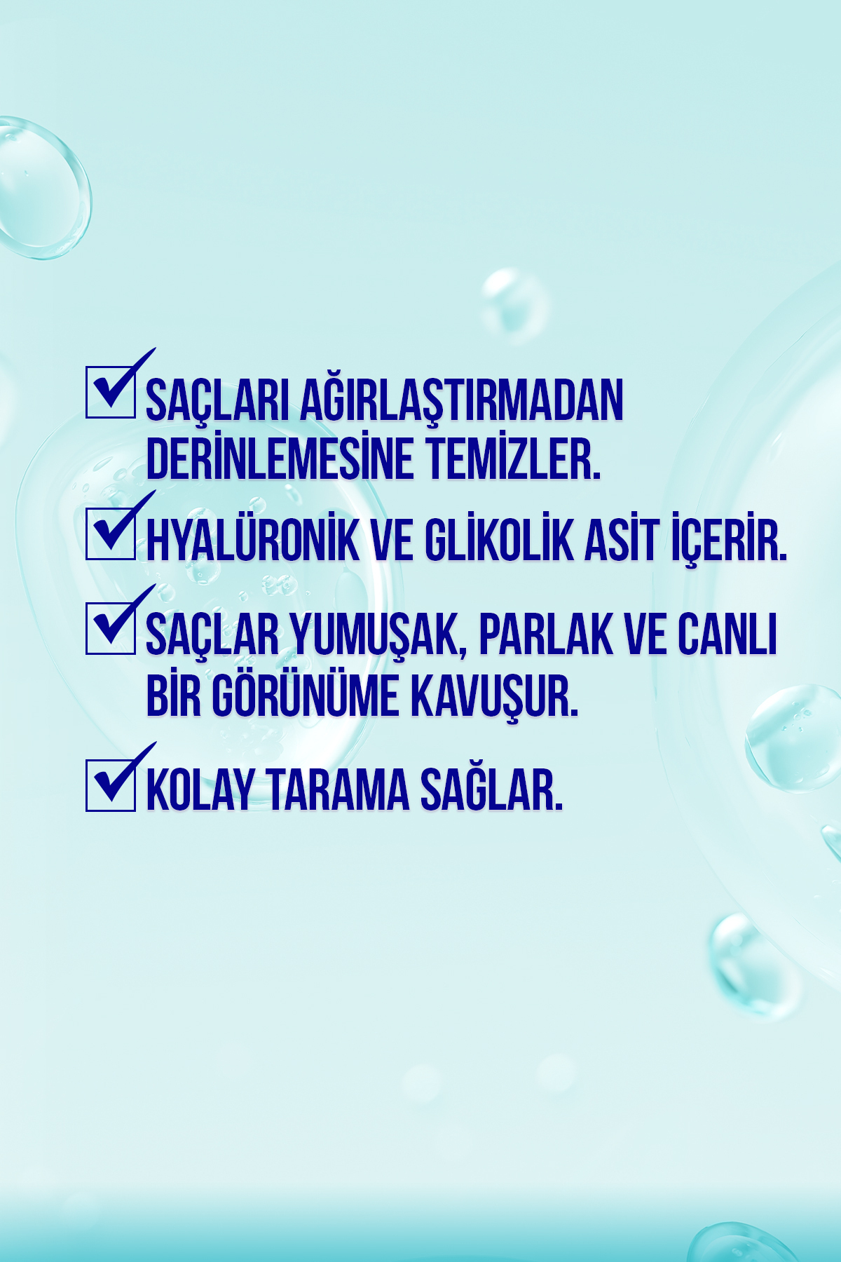 Hydra Nemlendirici Canlandırıcı Bakım Sıvı Saç Kremi 2x200 Ml-Hyaluronik Asit Glikoik Asit — 86805126358952 — تصویر 4 از 6