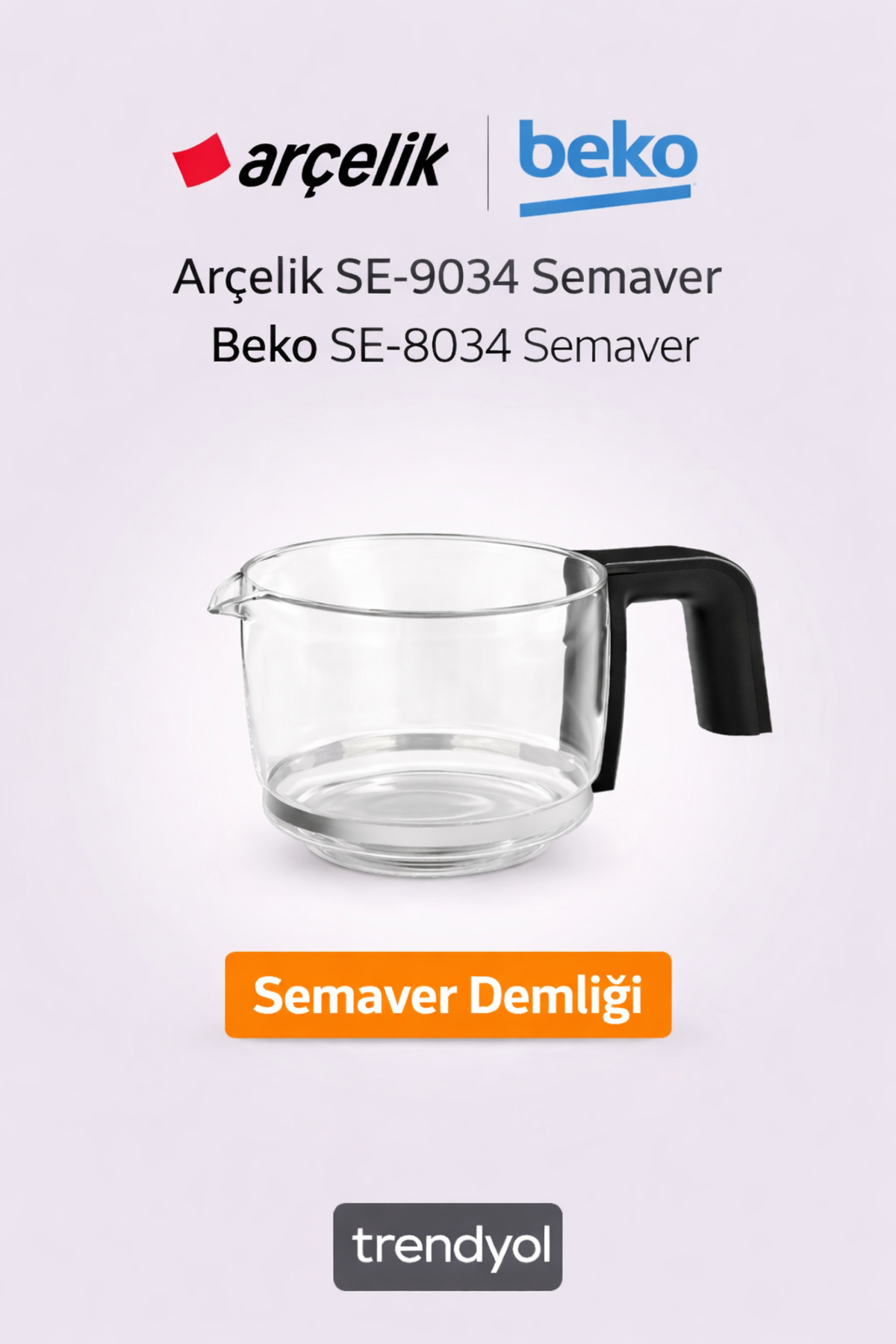 BEKO SE-8034Samovar SAMOVAR GLASS TEAPOT