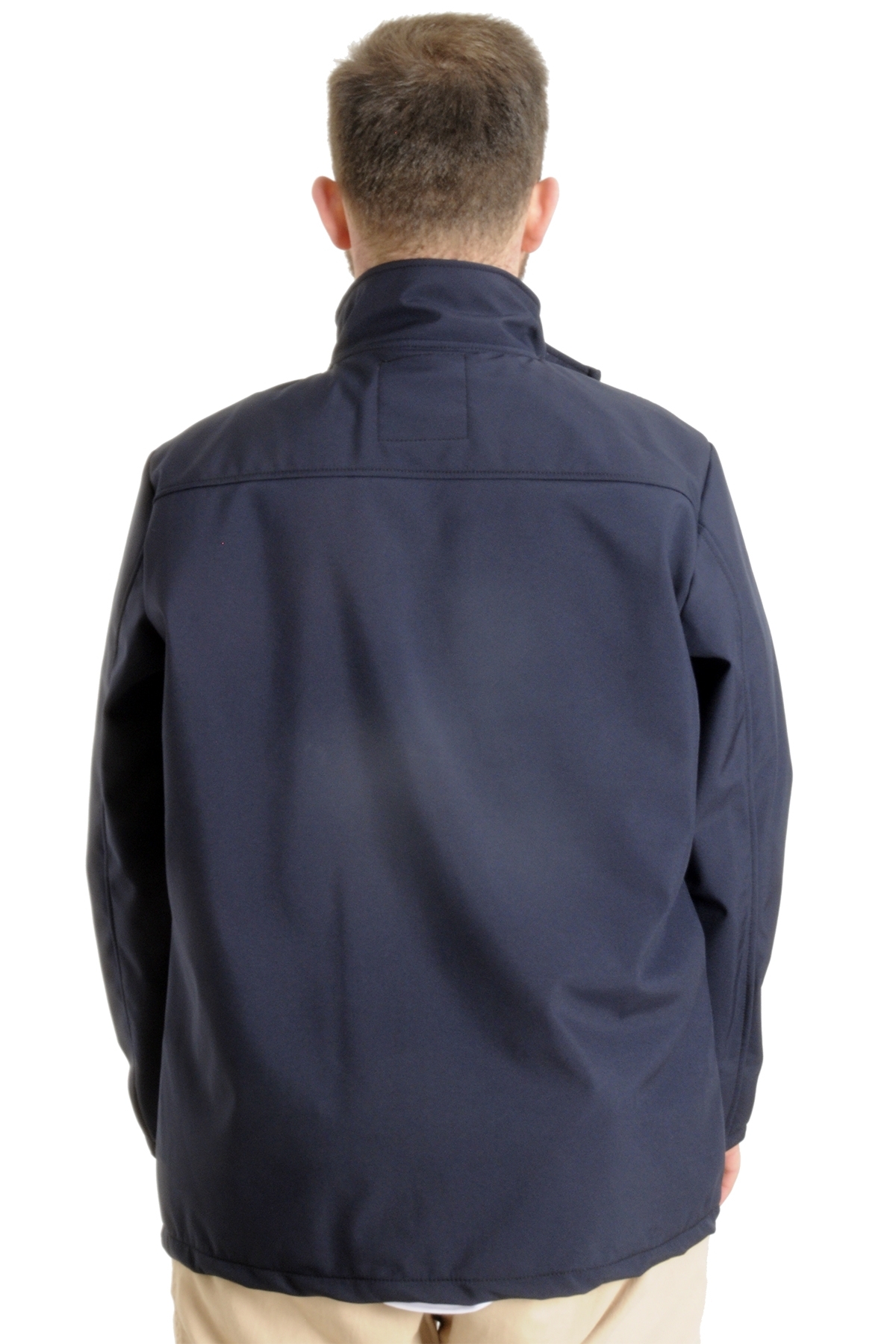 ModeXL Mode XL Büyük Beden Erkek Mont Waterproof Softshell 21232 Lacivert görsel 3