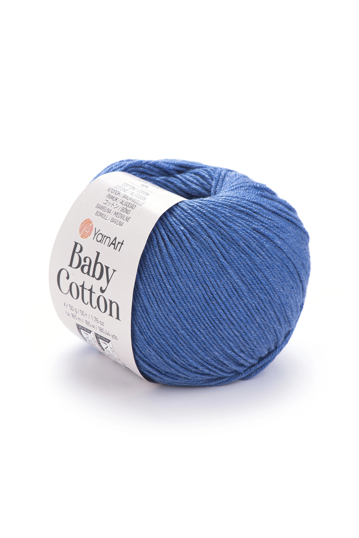 Baby Cotton - Baby Hand Knitting Rope Denim Blue-447