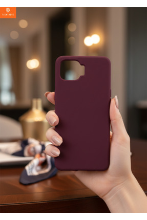 Hatreds Oppo Reno 4 Lite Uyumlu İçi Kadife Kamera Korumalı Renkli Silikon Kılıf