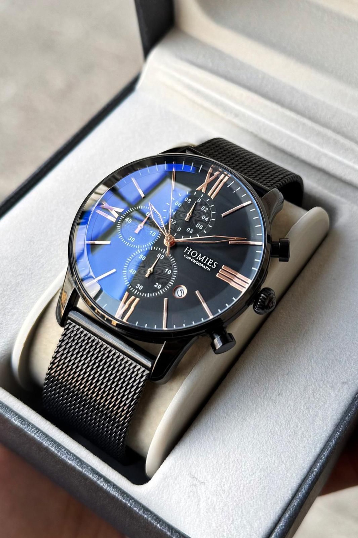 The Men's Wrist Watch Works on All Functions with Original Gift Box and Bracelet Gift.HM059265694