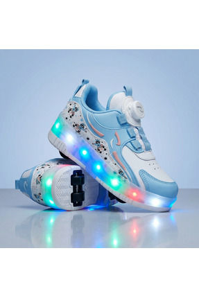 BURUNİ LED Patenli Işıklı Ayakkabı | Tekerlekli Spor Ayakkabı Çocuk | LED Kay...
