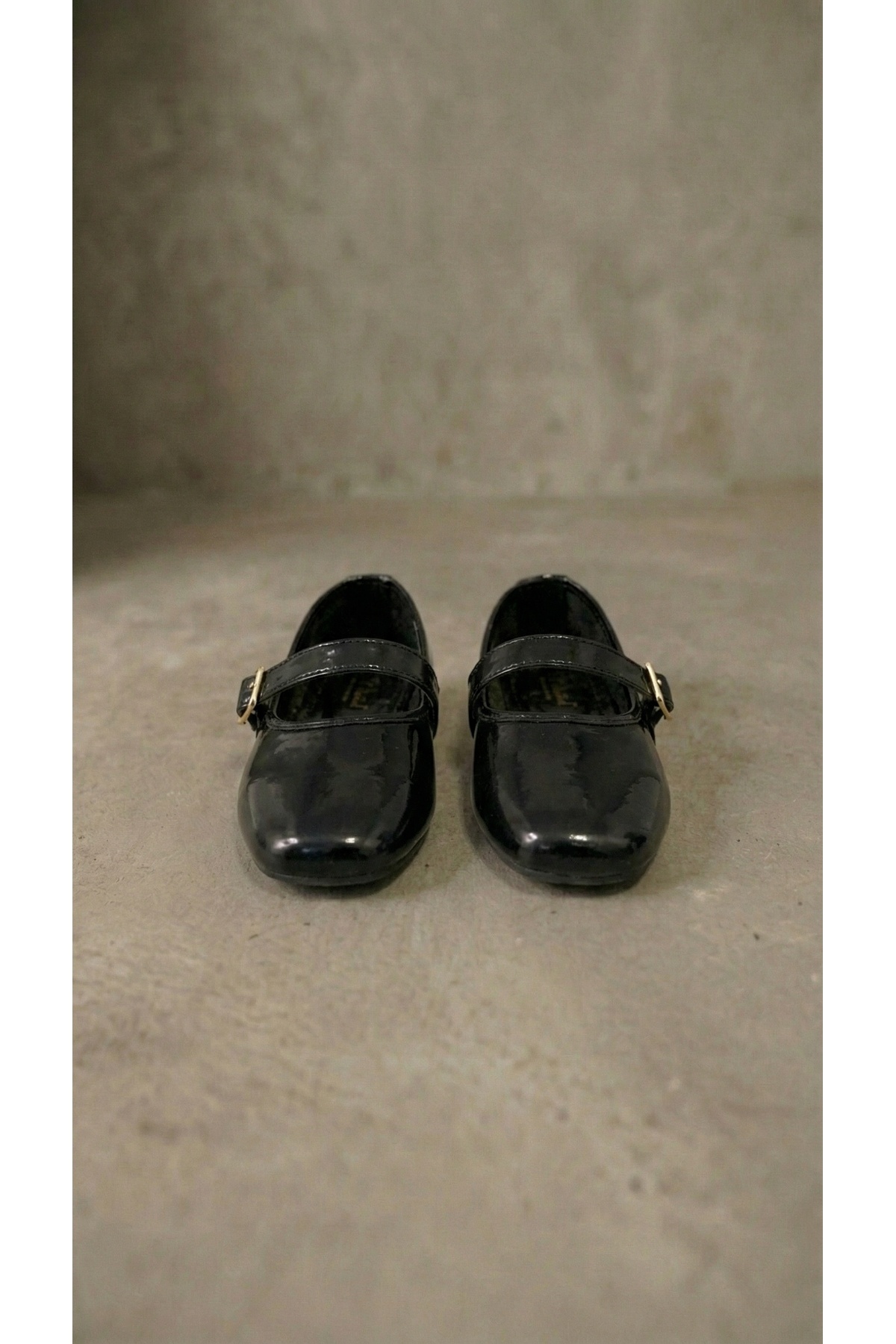 Beyond   Kadın Siyah Tokalı Rugan 1cm Mary Jane Babet BYNDSHR04 - Görsel 7