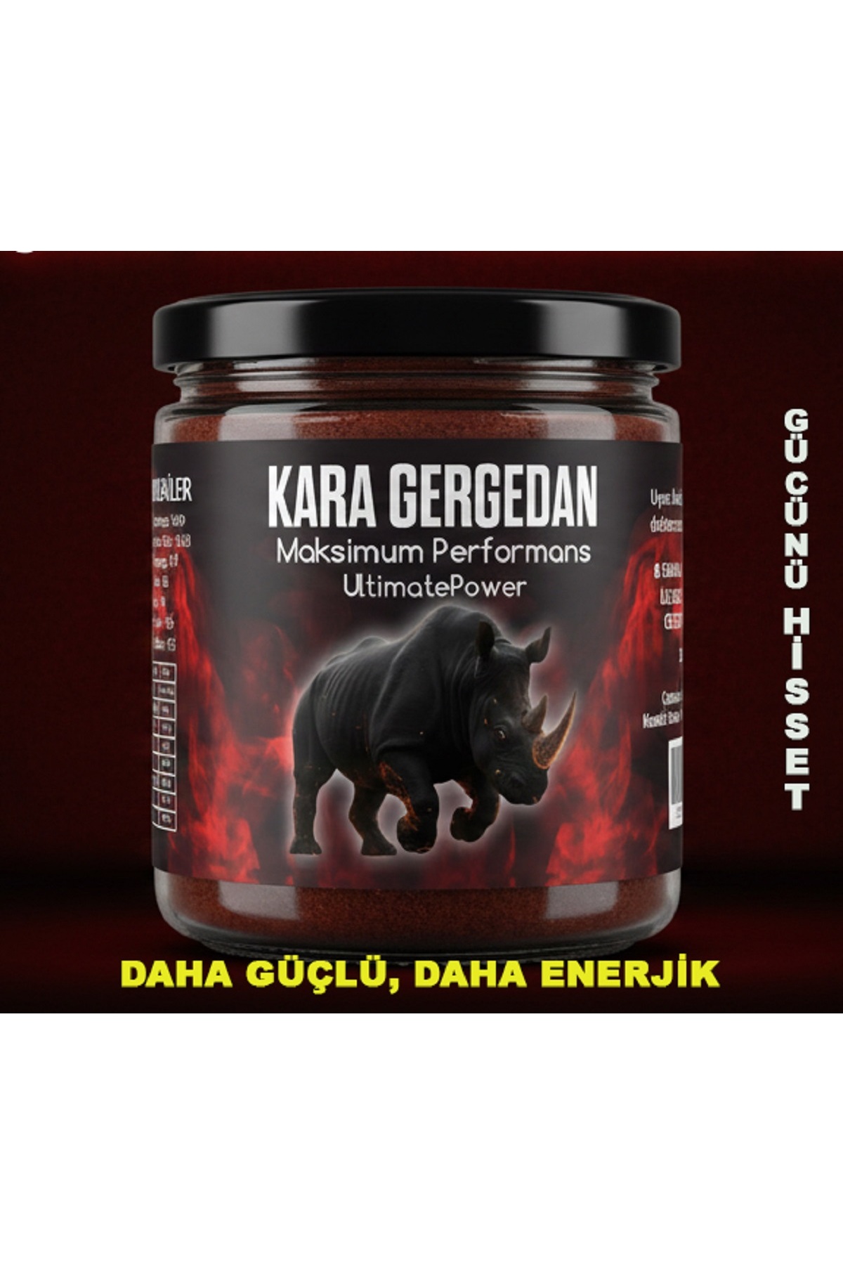 UltimatePower KARA GERGEDAN Macun 240 gr — GNY521410000321412