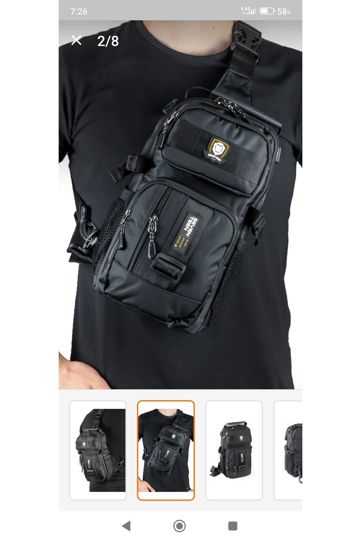 SLH SHOP Unisex omuz ve Sırt Çantası kalemlik hediyeli görsel 3