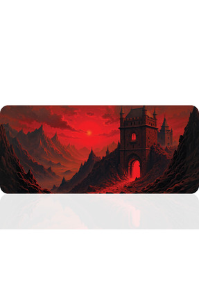 BLS 90X40 Cm Oyuncu Gaming Mouse Pad Kaymaz Kauçuk Taban Fare Altlığı Mousepa...