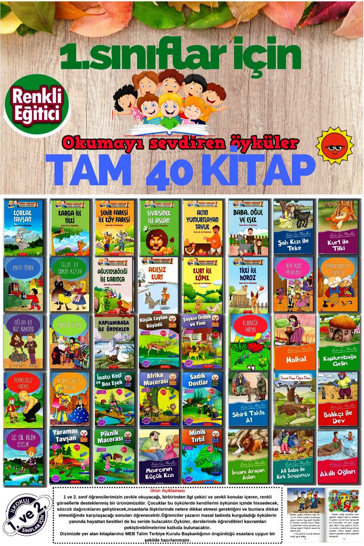 GÖNÜL YAYINCILIK 1.sınıflar Için Okumayı Hızlandıran Eğlenceli Hikaye Seti fotoğrafı 7 (önizleme)