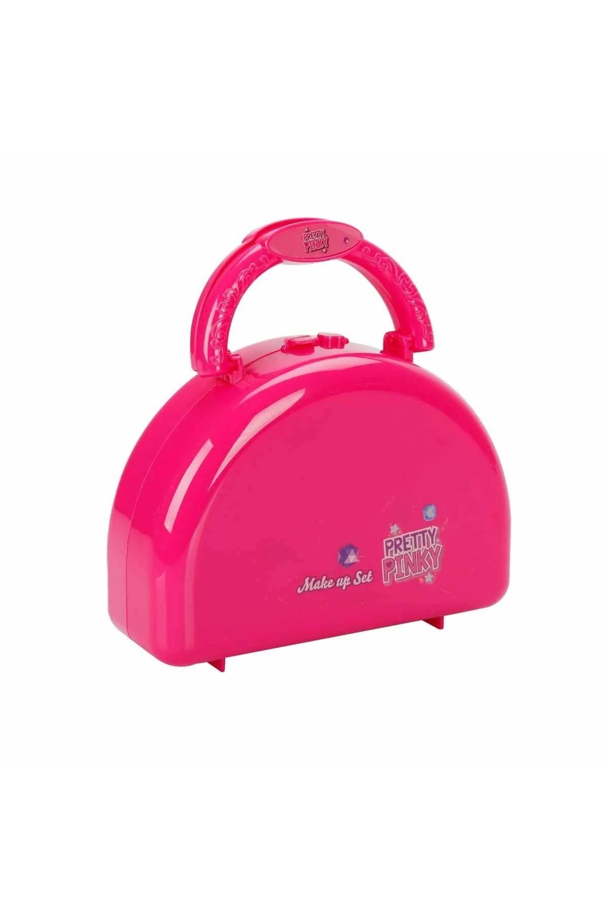 YILDIRIM OYUNCAK Sürülebilir 3 Katlı Pembe Çantalı Güzellik Makyaj