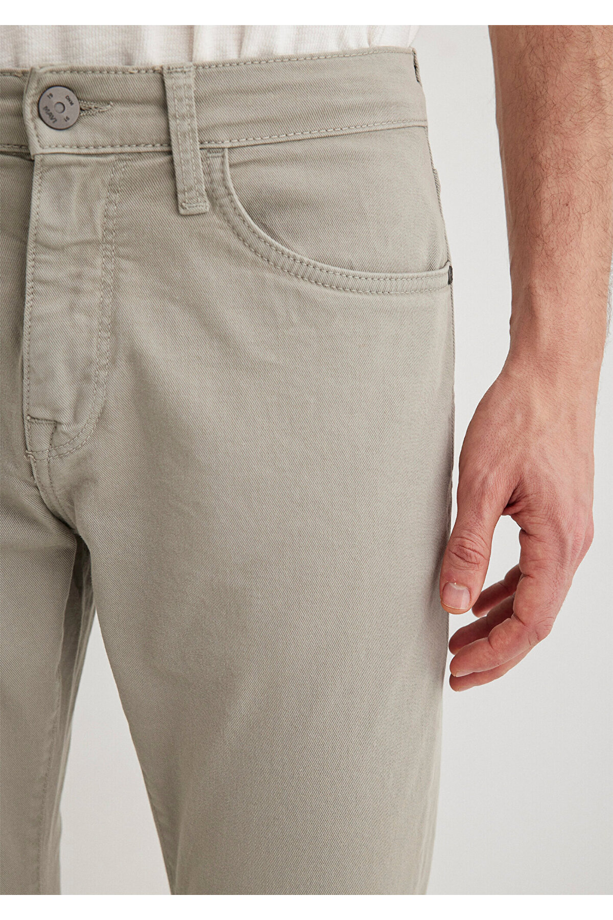 Jake Black Misty Grey Gabardine Trousers 0042286582 — خاکستری 00422-P_rollbacked — تصویر 5 از 8