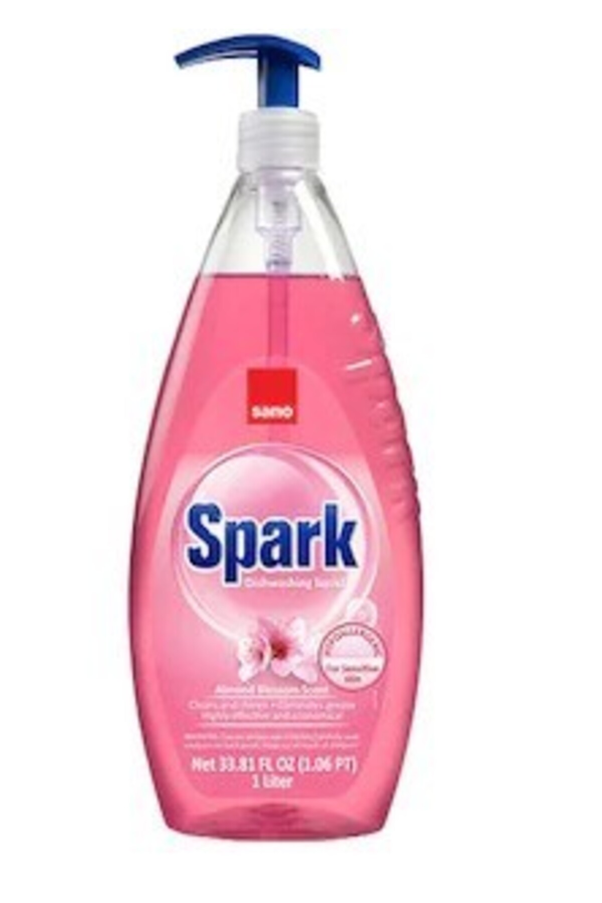 Sano Detergent de vaza cu pompita Spark Migdale, 700 ml