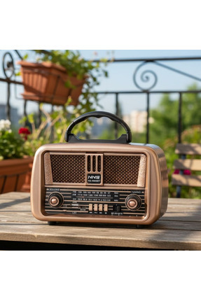 Dexxony Dx-68 Nostaljik Ahşap Radyo Bluetooth Hoparlör - Şarjlı ve Elektrikli...