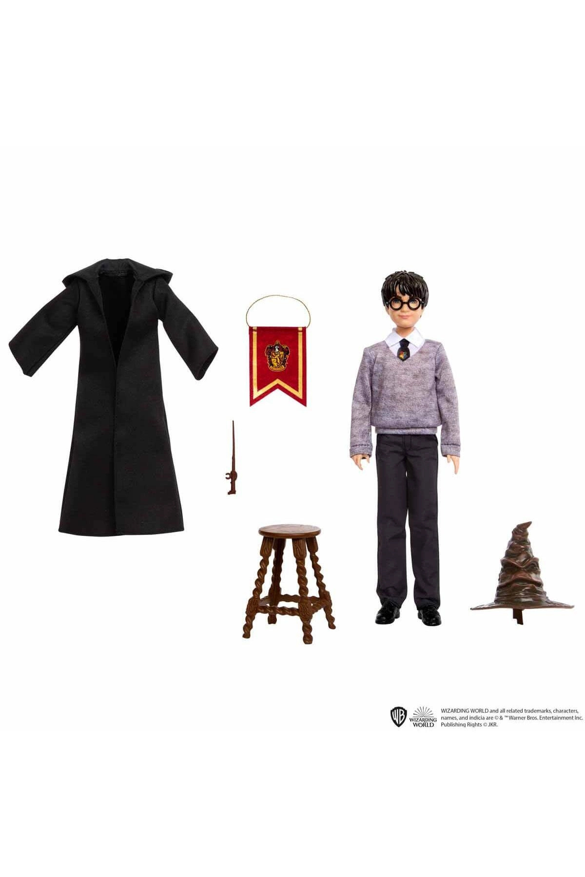 Harry Potter Orjinal Lisanslı Harry Potter ve Seçmen Şapka Figür Seti fotoğrafı 4 (önizleme)