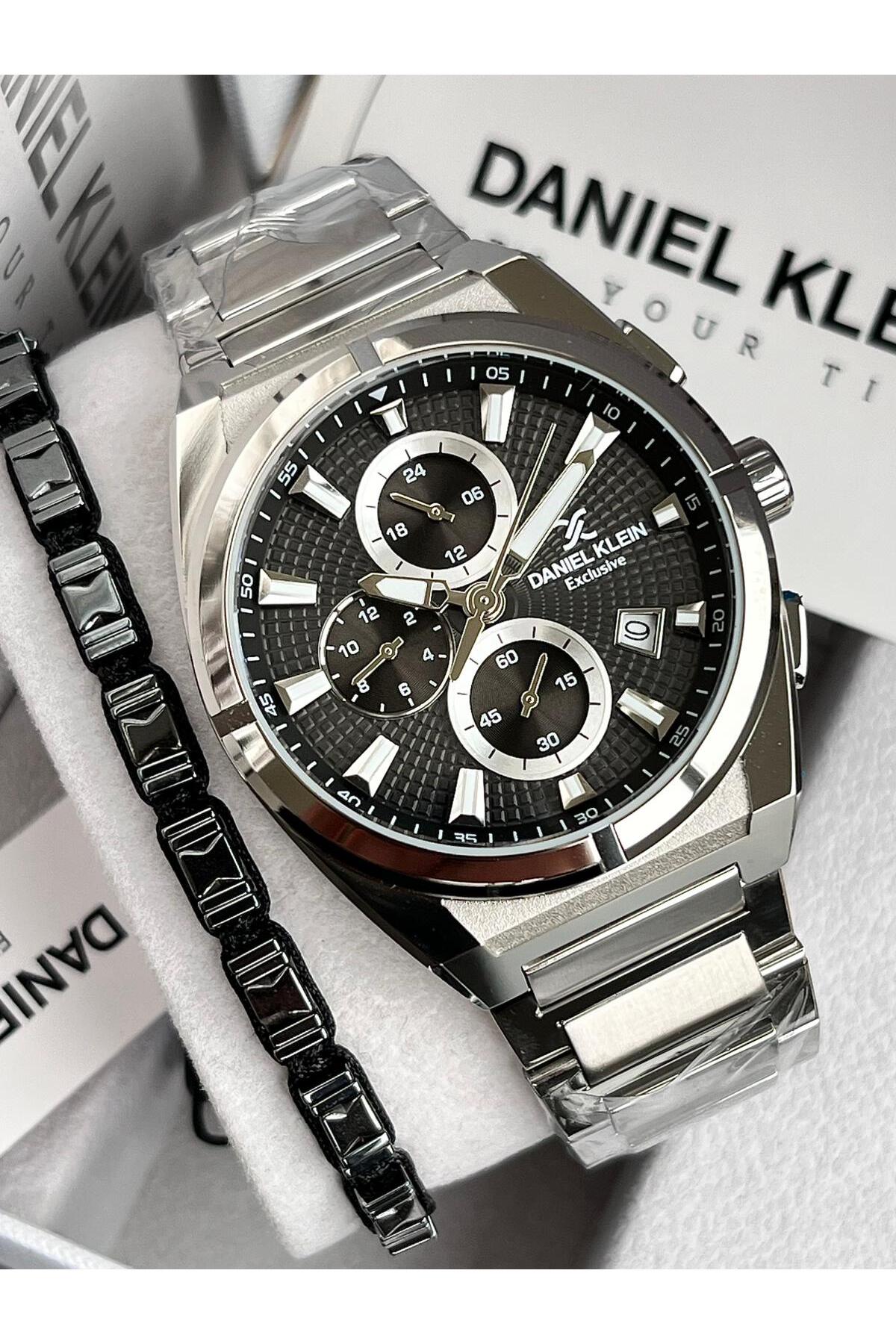 Exclusive 2 Year Warranty Gift Men Wrist Watch Steel Band 3 Atm Waterproof-BRACELET GIFT