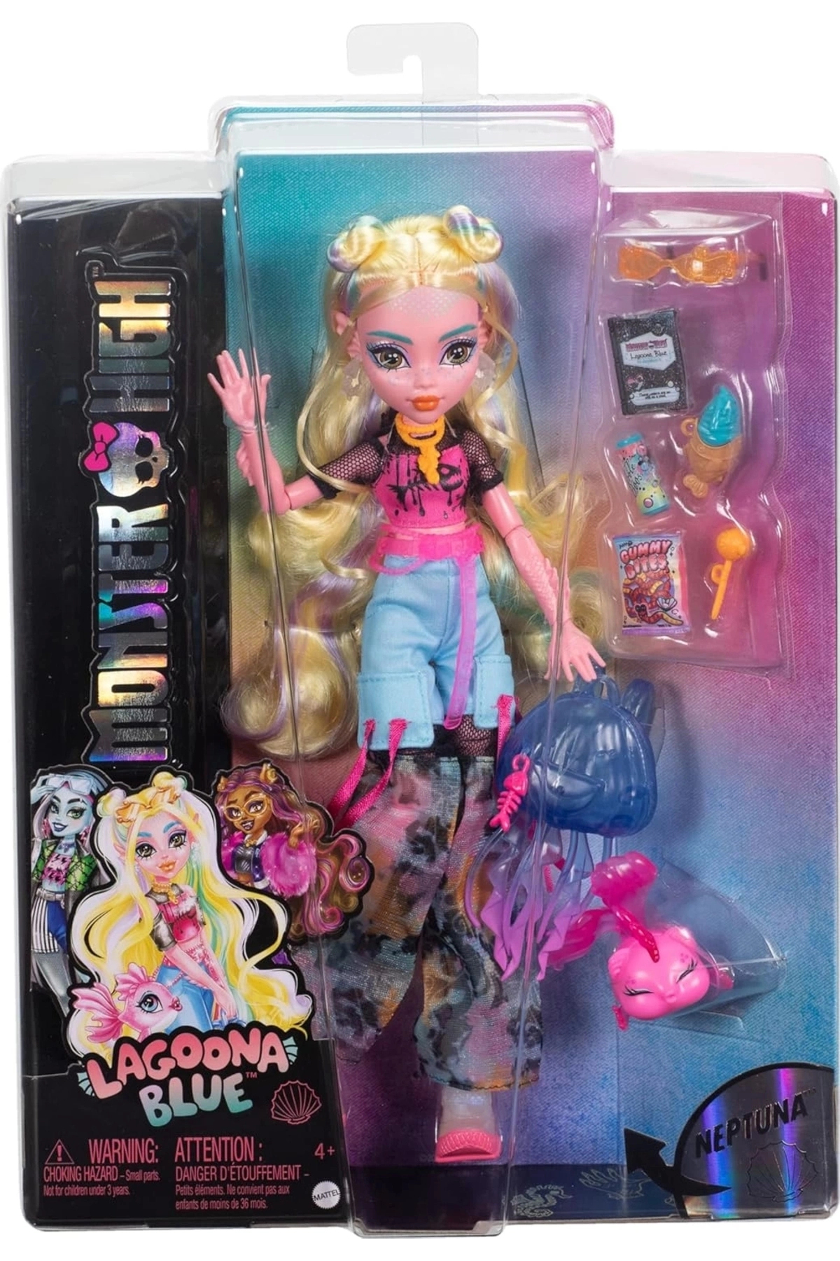 MONSTER HIGH Ana Karakter Bebekler Lagoona Blue HXH75 fotoğrafı 6 (önizleme)