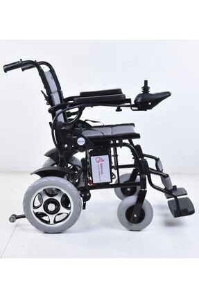KENSA AKÜLÜ TEKERLEKLİ SANDALYE K-100 Tek Hareketle Katlanabilen Elektromanye...