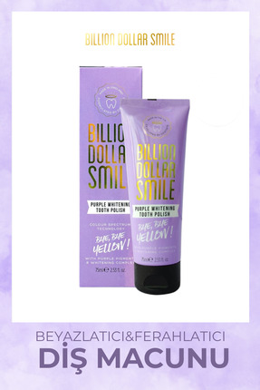 Billion Dollar Smile Purple Whitening Tooth Polish Diş Beyazlatıcı Diş Macunu