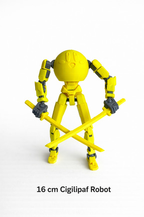 printx 16cm Oynar Eklemli Robot ve Aksesuarları