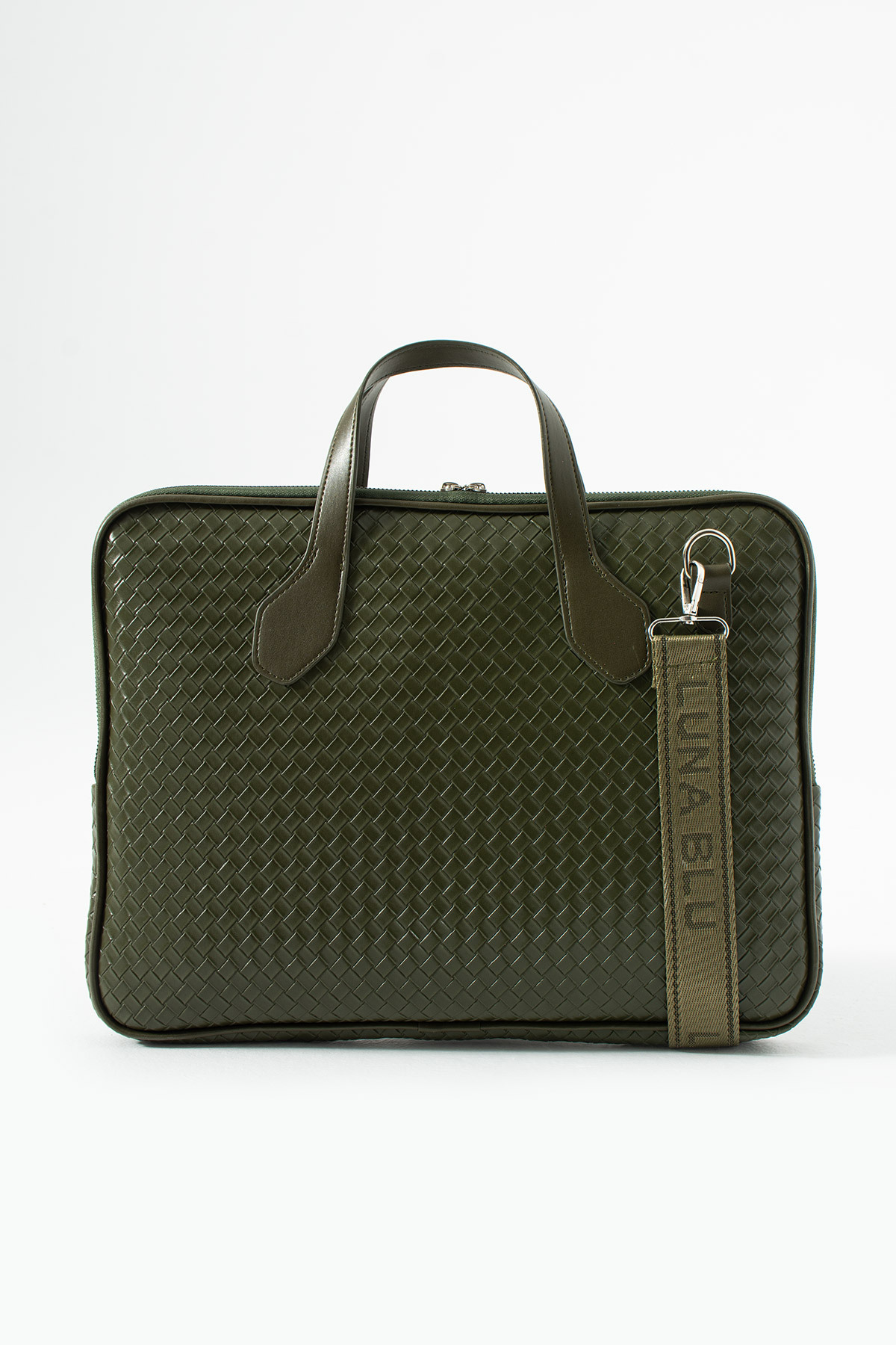 LUNABLU  15.6" Inç Su Geçirmez Kumaş Özellikli Evrak Bilgisayar Notebook Laptop Çantası - Görsel 3